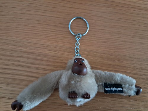 Light brown kipling monkey - kipling,