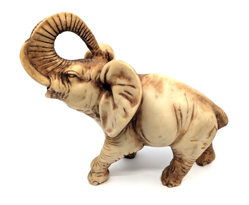 Large carved elephant - large,