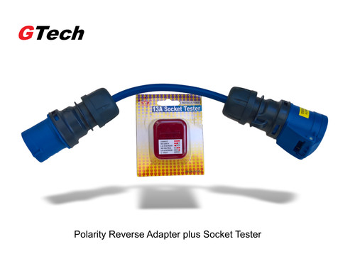 Polarity reverse adapter - reverse, +