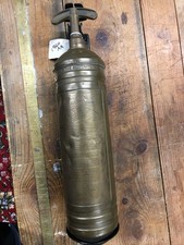 Original AA Patrolman’s Brass Fire Extinguisher With Bracket