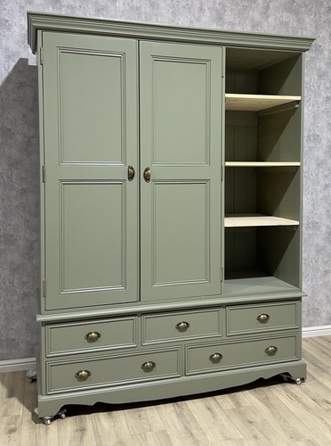 Painted kitchen larder linen - painted,
