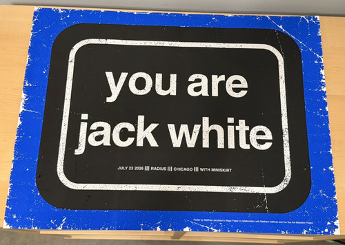 Jack white concert poster - concert,