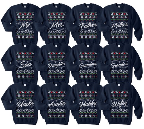 Family ugly christmas sweater - ugly,