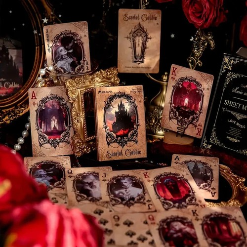 Playing cards vampire gothic - vampire,