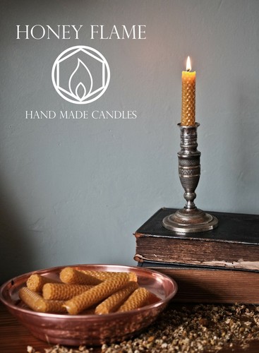 100 pure beeswax candles - pure,