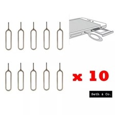 10x SIM Card Removal Tools – Ejector Pin Set for iPhone, iPad & Smartphones