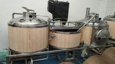 used microbrewery equipment - SW Fabrications, fully working Brewhouse + 4 fV's