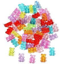 50pcs Gummy Teddy Bear Acrylic