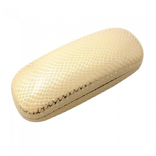Hard glasses case cream - glasses,