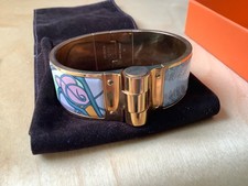 Hermès Wide Printed Enamel