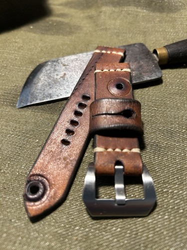 Handmade 22mm vintage swiss - handmade,