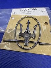 Logo Emblem Badge Side MASERATI QUATTROPORTE GUILBLI GRANTURISMO TRIDENT New
