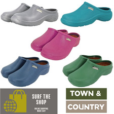 Town and Country Womens / Mens Gardening Shoes Clogs Lightweight Cloggies