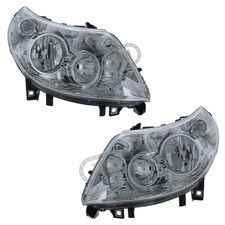 Peugeot Boxer Van 2011-2014 Headlights Headlamps Chrome 1 Pair Drivers Passenger