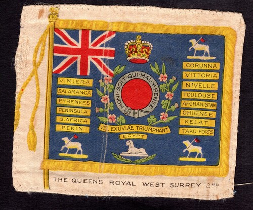 C1900 1914 silk bdv military - silk,