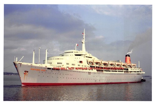 Vintage cargo ship - cargo, ship/liner