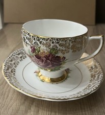 Vintage Ashley Fine Bone China 22 Kt. Gold