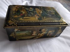 Rileys Brothers Ltd Halifax vintage Lockable no key collectable toffee tin.