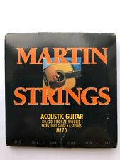 Martin Strings Acoustic Guitar Bronze Wound M170 80/20  * £12 ! *