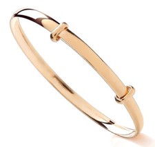 Solid 9ct Gold Plain Expanding