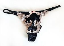 Agent Provocateur Molly Silk Blend Thong Black Size 2