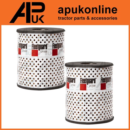 Fleetguard lf598 oil filter - 2x,
