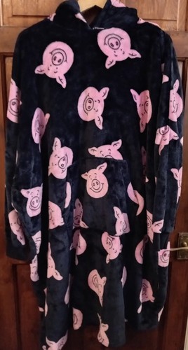Percy pig navy hoodie - percy,