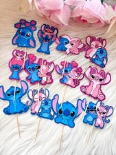 Stitch And Angel card Cupcake