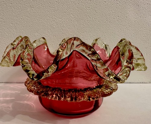 Victorian cranberry glass - cranberry,