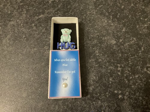 Handmade feeling blue teddy - handmade,