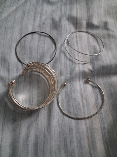 Bulk lot silver bracelets - bulk, 4x