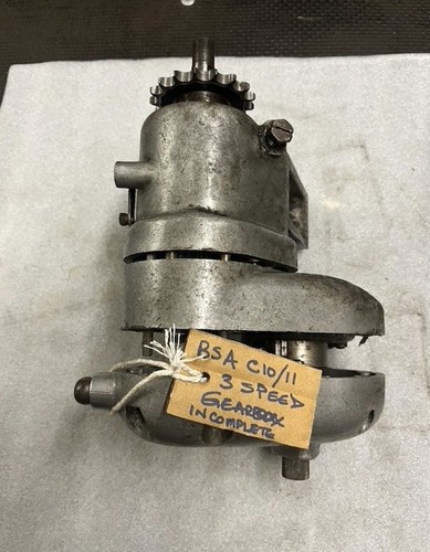 Bsa c10 speed gearbox - bsa, 3-speed