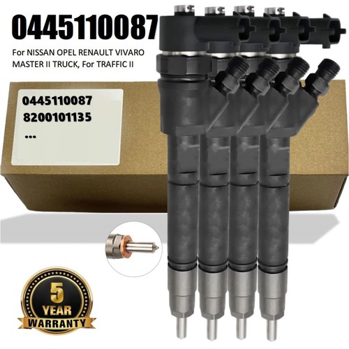 4pcs fuel injector 0445110087 - injector,