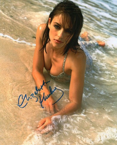Elizabeth hurley autographed - elizabeth,