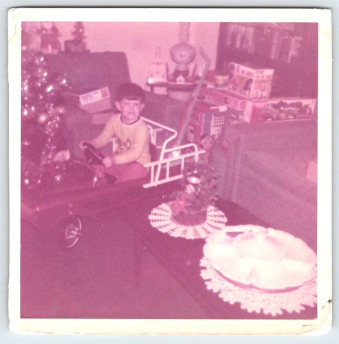 Vintage photo boy christmas - vintage,