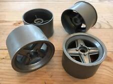 Revolution Bearing Wheels Silver V12 1:12 Hot Rod Saloon Stock 1300 Kamtec 