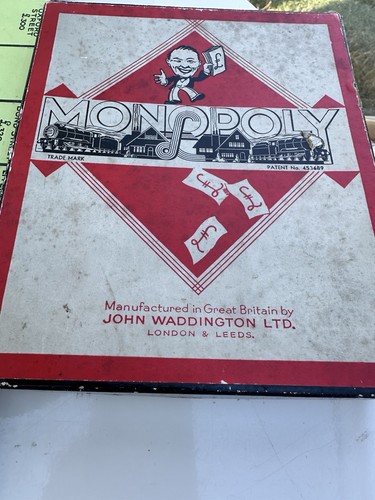 Vintage waddingtons monopoly - waddingtons,
