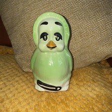 Money box  Porcelain collectible 80s R Moss Ltd ceramic Orville  duck