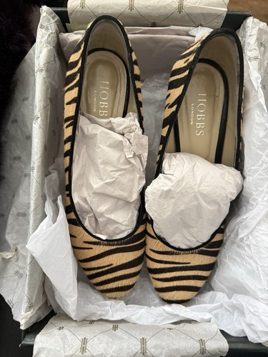 Hobbs london zebra print calf - london,