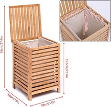 Homullel 50L Bamboo Laundry