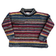 Amano X Plumo Multicoloured Striped Wool Jumper 