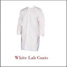 White Lab Coats Men Women