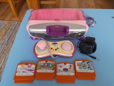 V TECH V SMILE MOTION CONSOLE WITH 4 GAMES