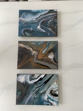 STUNNING SET OF THREE ORIGINAL