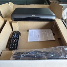 Sky HD Box DRX595L with Power Cable, Remote & HDMI lead & CAT5 Ethernet cables 