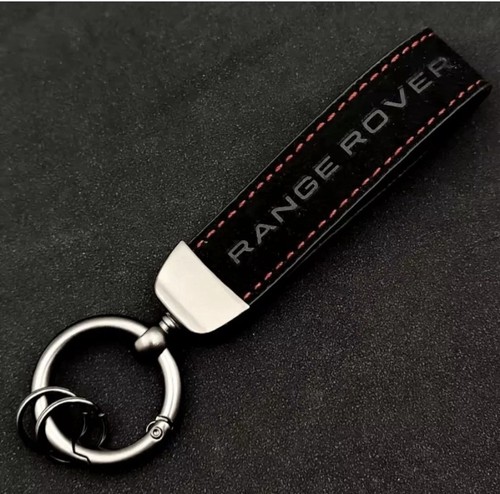 Range rover suede keyring - range,