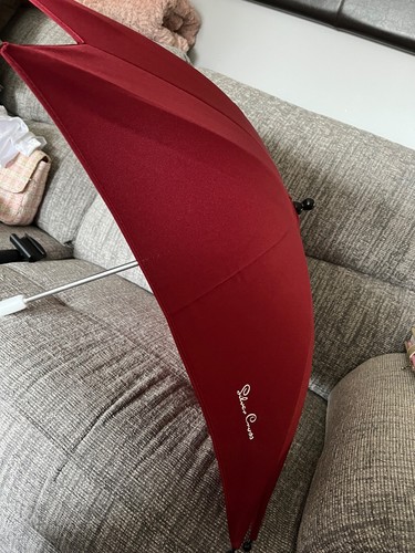 Silver cross parasol - silver,