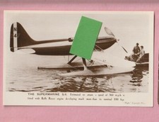 Aviation Postcard, A Supermarine S.6, Seaplane, 