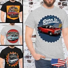 Collection Vintage Retro Classic Car Motor t Shirt Men Dad Tee/ Camaro