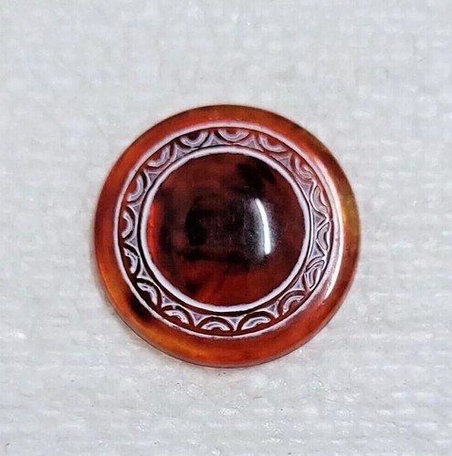 Mock tortoise shell buttons - tortoise, 5